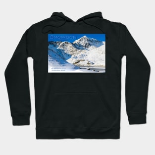 Snowdon in winter Hoodie